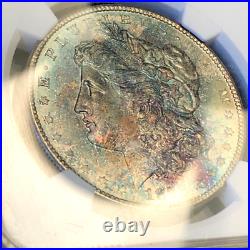 1878 s morgan silver dollar beautifully toned ngc63 One Of The Prettiest Ever
