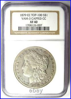 1879-CC Morgan Silver Dollar $1 Carson City Coin Certified NGC XF40 (EF40)