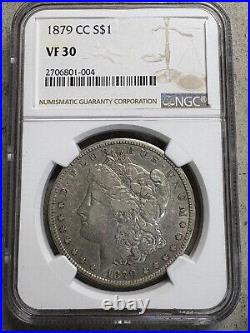 1879-CC Morgan Silver Dollar NGC VF30