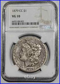 1879 CC Morgan Silver Dollar NGC VG-10