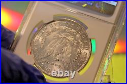 1879 Morgan Dollar Ngc Ms62unbelievably White! People Are Storing These Away