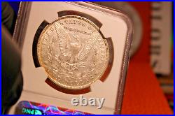 1879 O $1 Morgan Silver Dollarngc Xf 45gorgeous Flame Toner! 91 Pop Wow