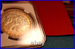 1879 O $1 Morgan Silver Dollarngc Xf 45gorgeous Flame Toner! 91 Pop Wow