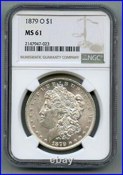 1879 O Morgan Silver Dollar NGC MS 61