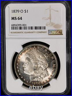 1879-O Morgan Silver Dollar NGC MS64 Superb Eye Appeal Strong Strike