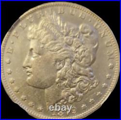 1879-O US Morgan Silver $1 Dollar NGC Genuine AU Details Harshly Cleaned