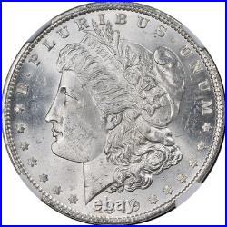 1879-P Morgan Silver Dollar NGC MS63 Blast White Strong Strike
