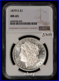 1879-S $1 Morgan Silver Dollar PQ Fresh & Frosty NGC MS 65 SKU-B3059