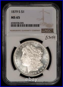 1879-S $1 Morgan Silver Dollar PQ Fresh & Frosty NGC MS 65 SKU-B3059