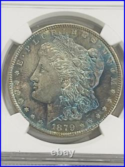 1879 S MORGAN SILVER DOLLAR NGC Monster Tone San Francisco UNC