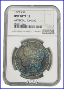 1879 S MORGAN SILVER DOLLAR NGC Monster Tone San Francisco UNC