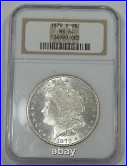 1879-S Morgan Dollar CERTIFIED NGC MS 64 Silver Dollar