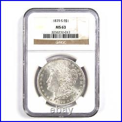 1879 S Morgan Dollar MS 63 NGC 90% Silver $1 Uncirculated SKUI8085