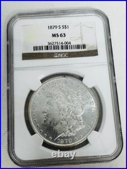 1879 S Morgan Dollar MS 63 NGC Silver $1 Uncirculated Coin