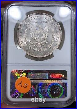 1879-S Morgan Dollar graded MS64 by NGC Flashy Common Date Coin PQ SCUFFY HOLDER