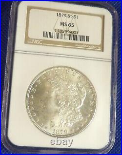 1879 S Morgan Silver Dollar Ms 65 Ngc