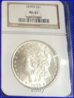 1879 S Morgan Silver Dollar Ms 65 Ngc