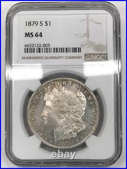 1879 S Morgan Silver Dollar NGC MS-64