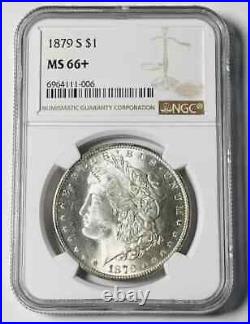 1879 S Morgan Silver Dollar NGC MS-66+