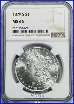 1879 S Morgan Silver Dollar NGC MS-66