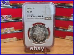 1879-S Morgan Silver Dollar NGC MS64 Frosty White Coin Looks Proof Like/DMPL 1879-S Morgan Silver Dollar NGC MS64 Frosty White Coin Looks Proof Like/DMPL