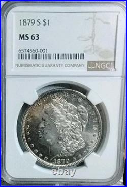 1879 s Morgan Silver Dollar Ngc Ms63 Toner Mintage 9.1million free shipping 1879 s Morgan Silver Dollar Ngc Ms63 Toner Mintage 9.1million free shipping