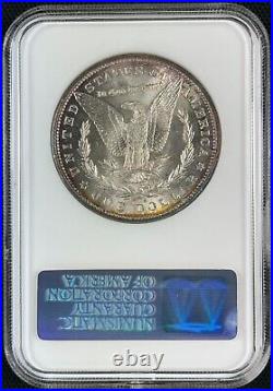 1879-s Morgan Silver Dollar Ngc Ms64 Old Gen Fatty Holder Toned