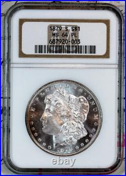 1879-s Ms64 Pl Ngc Proof-like Morgan Silver Dollar Superb Eye Appeal