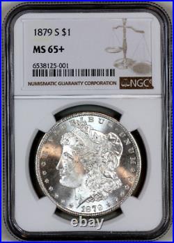1879-s Ms65+ Ngc Morgan Silver Dollar Premium Quality Superb Eye Appeal