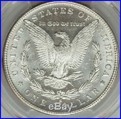 1880/79-S Morgan Silver Dollar 8 Over 7 MS65 PCGS. CAC. BLASTED-GEM-FROSTINESS