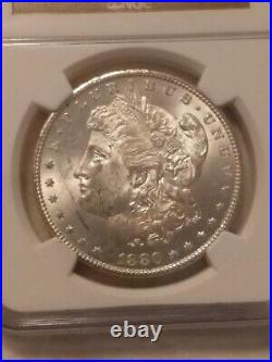 1880/9-S HOT-50 Morgan Silver Dollar VAM-11 Medium S NGC MS62