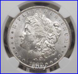 1880/9 S Morgan SILVER Dollar VAM-11 MEDIUM S $1 NGC MS62 #013 Unc BU ECC&C