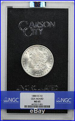 1880-CC Morgan Dollar $1 MS 65 NGC GSA Hoard