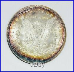 1880 CC Morgan Silver Dollar NGC MS 64, toned beauty, Old Holder