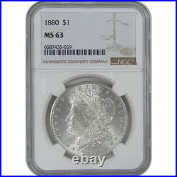 1880 Morgan Dollar MS 63 NGC Silver $1 Uncirculated Coin SKUI16489