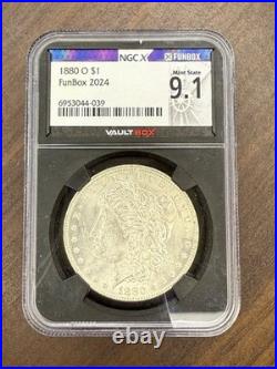 1880 O Morgan Silver Dollar NGC MS61 Vaultbox Black Core KEY DATE