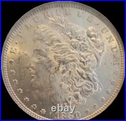 1880 P NGC MS62 Morgan Silver Dollar $1 US Mint 1880-P MS-62 Binion Collection