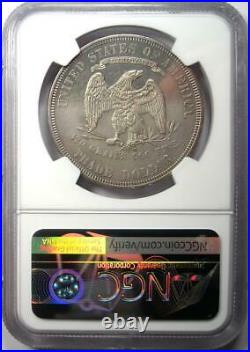 1880 PROOF Trade Silver Dollar T$1 Coin Certified NGC PR58 (PF58) Rare Date