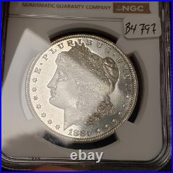 1880-S $1 Morgan Dollar Looks DMPL Obv Looks 66 NGC MS 65 VIDEO B4797