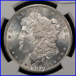 1880-S $1 Morgan Silver Dollar Strong Luster NGC MS 64 SKU-X2742
