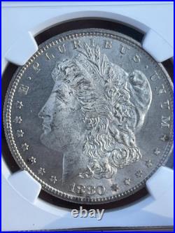 1880 S Morgan Silver Dollar $1 NGC MS 64 Stunning Luster Clean Device's NBTB 65+