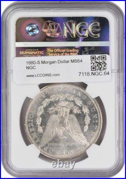 1880-S Morgan Silver Dollar MS64 NGC