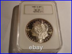 1880-S Morgan Silver Dollar NGC MS 63! Cameo