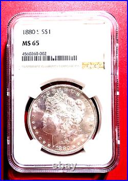 1880-S Morgan Silver Dollar NGC MS64