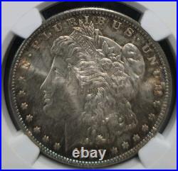 1880 S Morgan Silver Dollar NGC MS64 90%Silver MONSTER TONER, Bullseye Toning