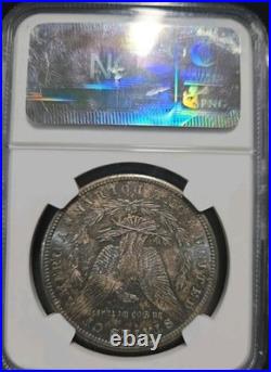1880 S Morgan Silver Dollar NGC MS64 90%Silver MONSTER TONER, Bullseye Toning