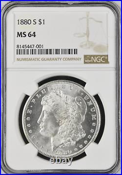 1880 S Morgan Silver Dollar NGC MS64 DL7