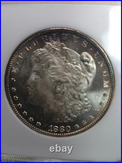 1880-S Morgan Silver Dollar REV79 NGC MS65-Toned