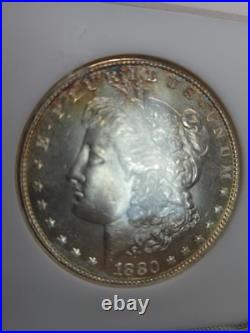 1880-S Morgan Silver Dollar REV79 NGC MS65-Toned