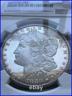 1880-S NGC MS65 Star Gorgeous Cameo Prooflike Beauty Lustrous Morgan Dollar PQBU